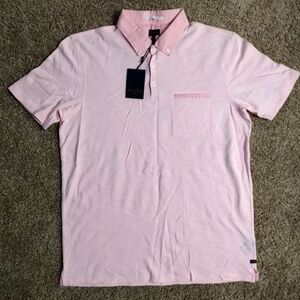 Good Man Brand Pink Polo Shirt NWT